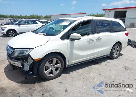 2018 Honda Odyssey Ex-L from USA, damaged, VIN 5FNRL6H76JB111027